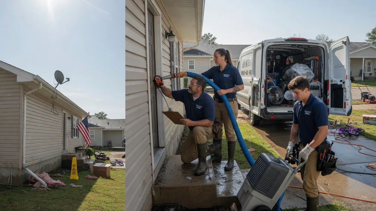 Ceiling Water Damage Restoration in Hazen, ND near me